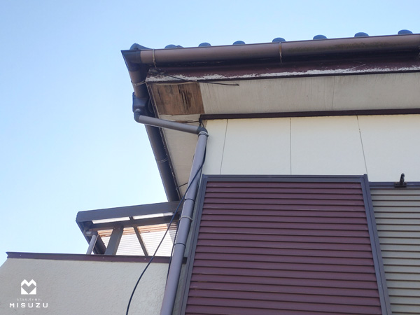 軒天の部分補修