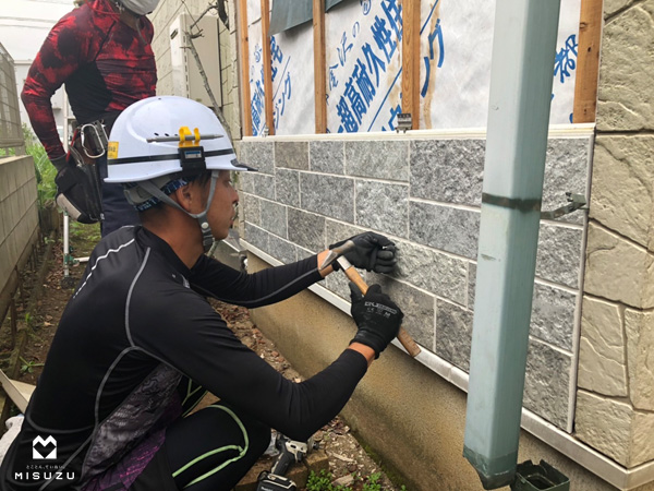 サイディングの部分張り替え